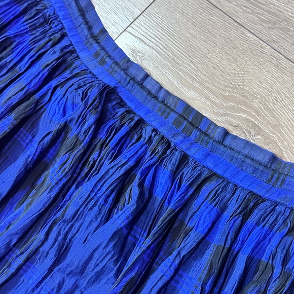 Vintage Mixit Plaid Cotton Maxi Skirt - Picture 11 of 11